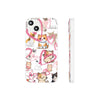 Cats Love White Flexi Clear Cases for Most Phone Types (FWS)