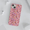Happy Cake Pink Flexi Clear Cases for Most Phone Types (FWS)