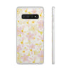 Pastel Frangipanis Yellow Flexi Clear Cases for Most Phone Types (FWS)