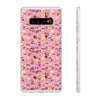 Happy Cake Pink Flexi Clear Cases for Most Phone Types (FWS)