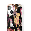 Dogs Love Black Flexi Clear Cases for Most Phone Types (FWS)