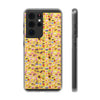 Happy Cake Yellow Flexi Clear Cases for Most Phone Types (FWS)