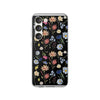 Wildflowers Painted Black Flexi Clear Cases for Most Phone Types (FWS)