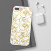 Golden Frangipanis White Flexi Clear Cases for Most Phone Types (FWS)