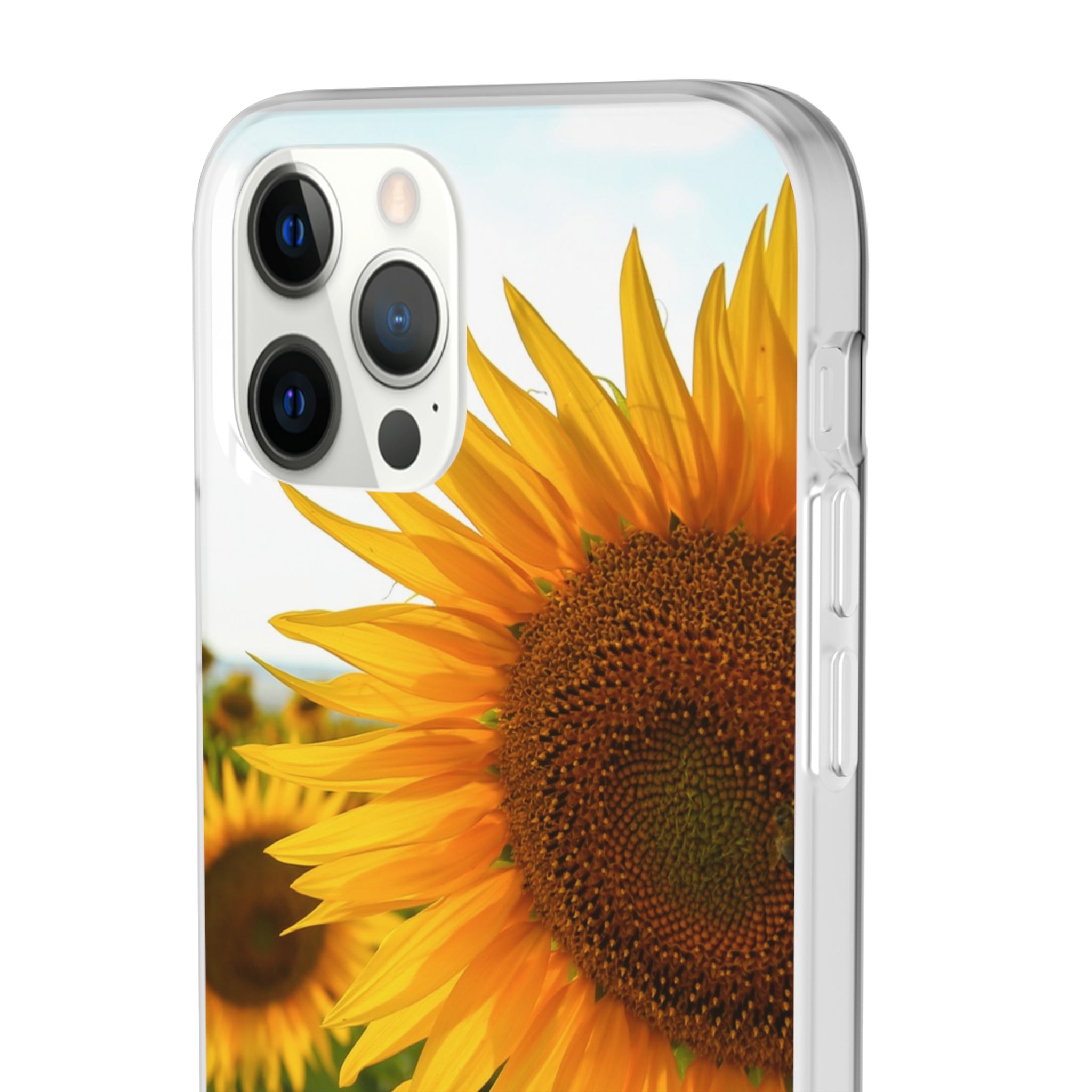 Sunflowers Flexi Clear Cases for Most Phone Types