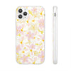 Pastel Frangipanis Yellow Flexi Clear Cases for Most Phone Types (FWS)
