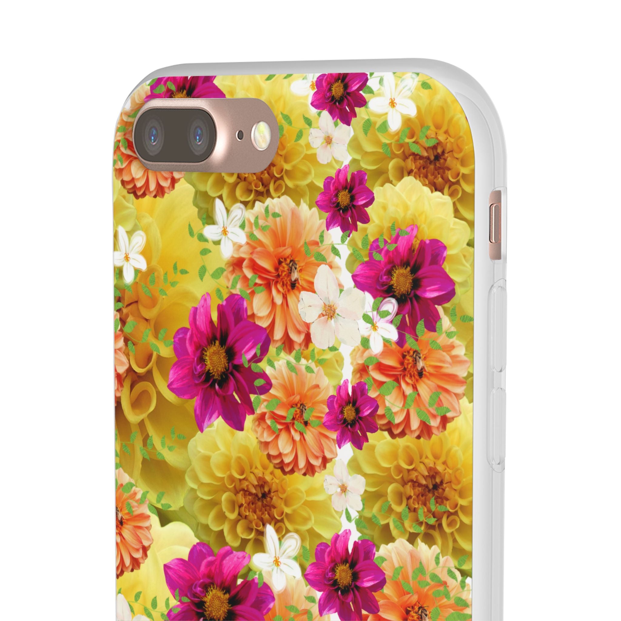 Graphic Dahlias 2 Flexi Cases for Most Phone Types (FWS)