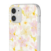Pastel Frangipanis Yellow Flexi Clear Cases for Most Phone Types (FWS)