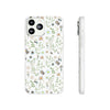 Graphic White Daisies Flexi Clear Cases for Most Phone Types (FWS)