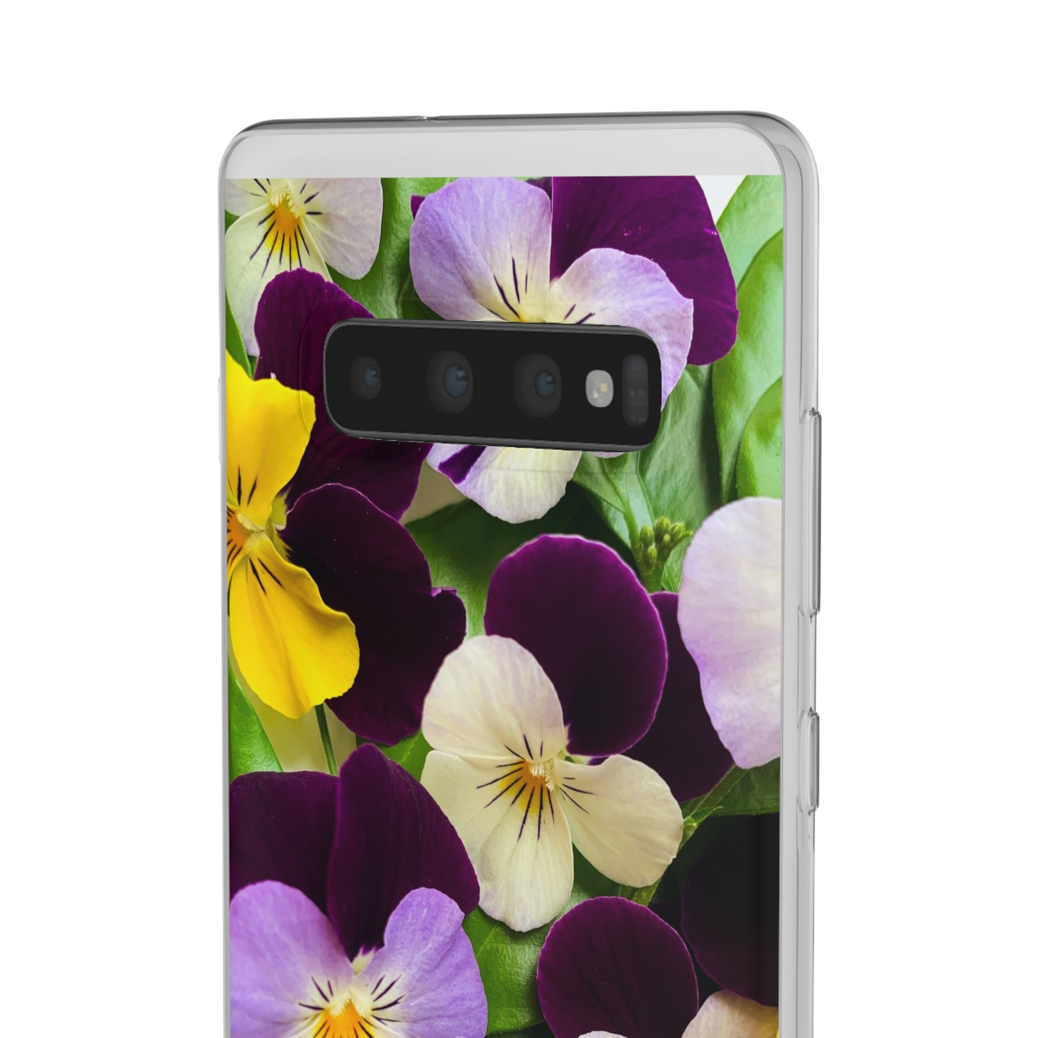 Spring Violas Flexi Clear Cases for Most Phone Types