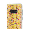 Happy Cake Yellow Flexi Clear Cases for Most Phone Types (FWS)