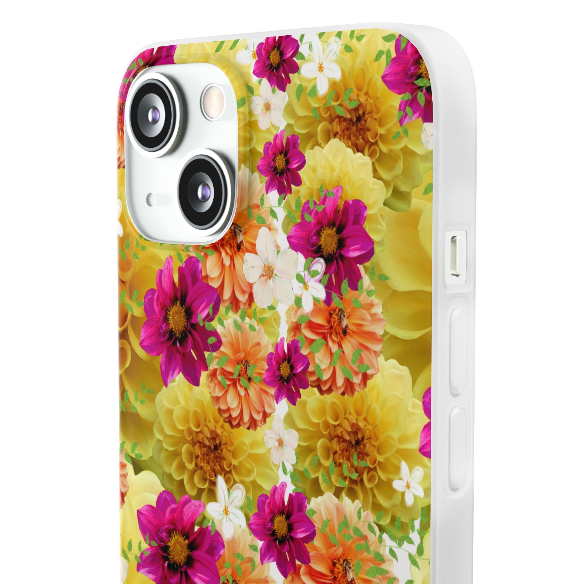 Graphic Dahlias 2 Flexi Cases for Most Phone Types