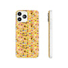 Happy Cake Yellow Flexi Clear Cases for Most Phone Types (FWS)