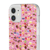 Happy Cake Pink Flexi Clear Cases for Most Phone Types (FWS)