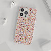 Happy Cake White Flexi Clear Cases for Most Phone Types (FWS)