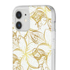 Golden Frangipanis White Flexi Clear Cases for Most Phone Types (FWS)