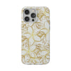 Golden Frangipanis White Flexi Clear Cases for Most Phone Types (FWS)