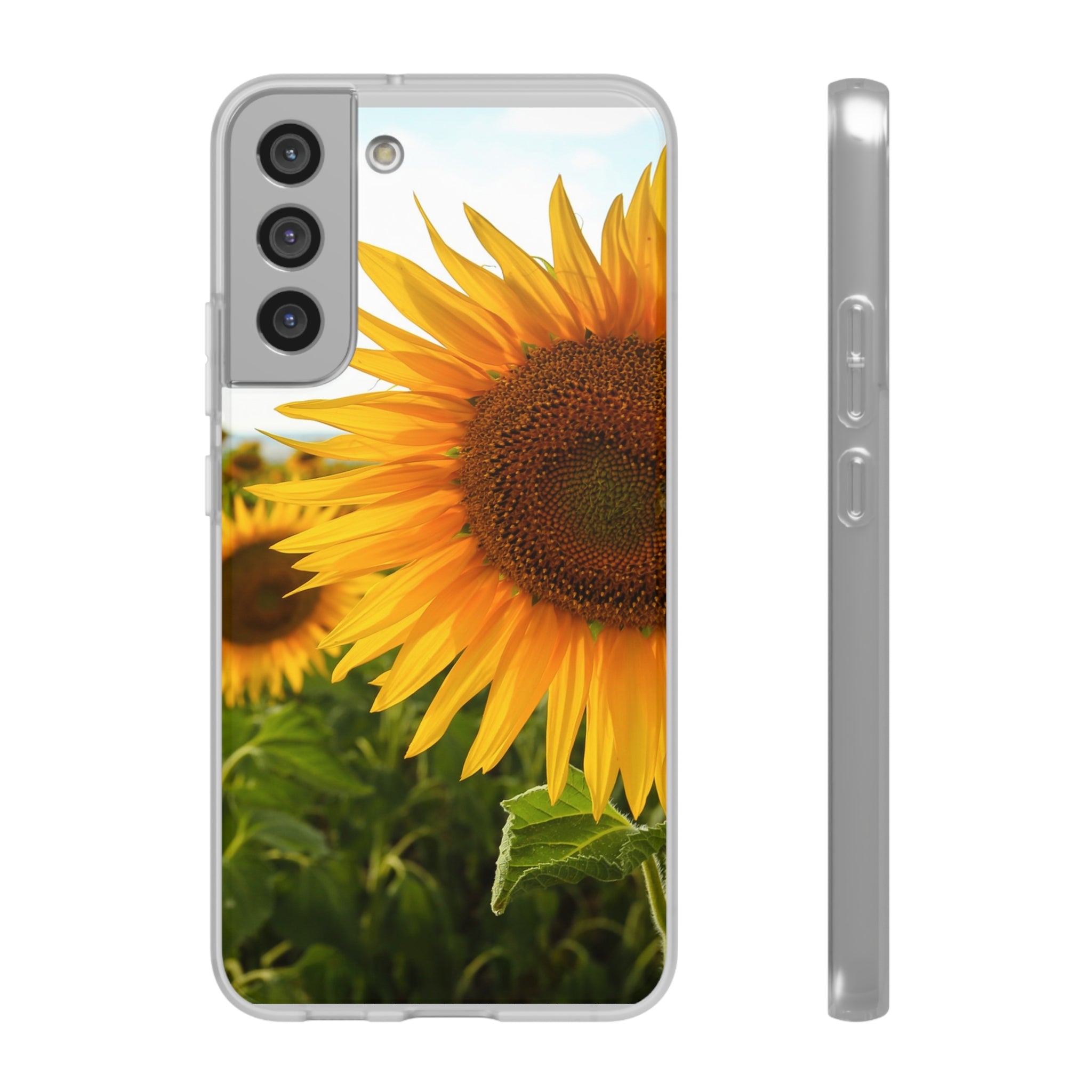 Sunflowers Flexi Clear Cases for Most Phone Types