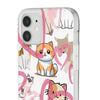 Cats Love White Flexi Clear Cases for Most Phone Types (FWS)