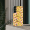 Happy Cake Yellow Flexi Clear Cases for Most Phone Types (FWS)