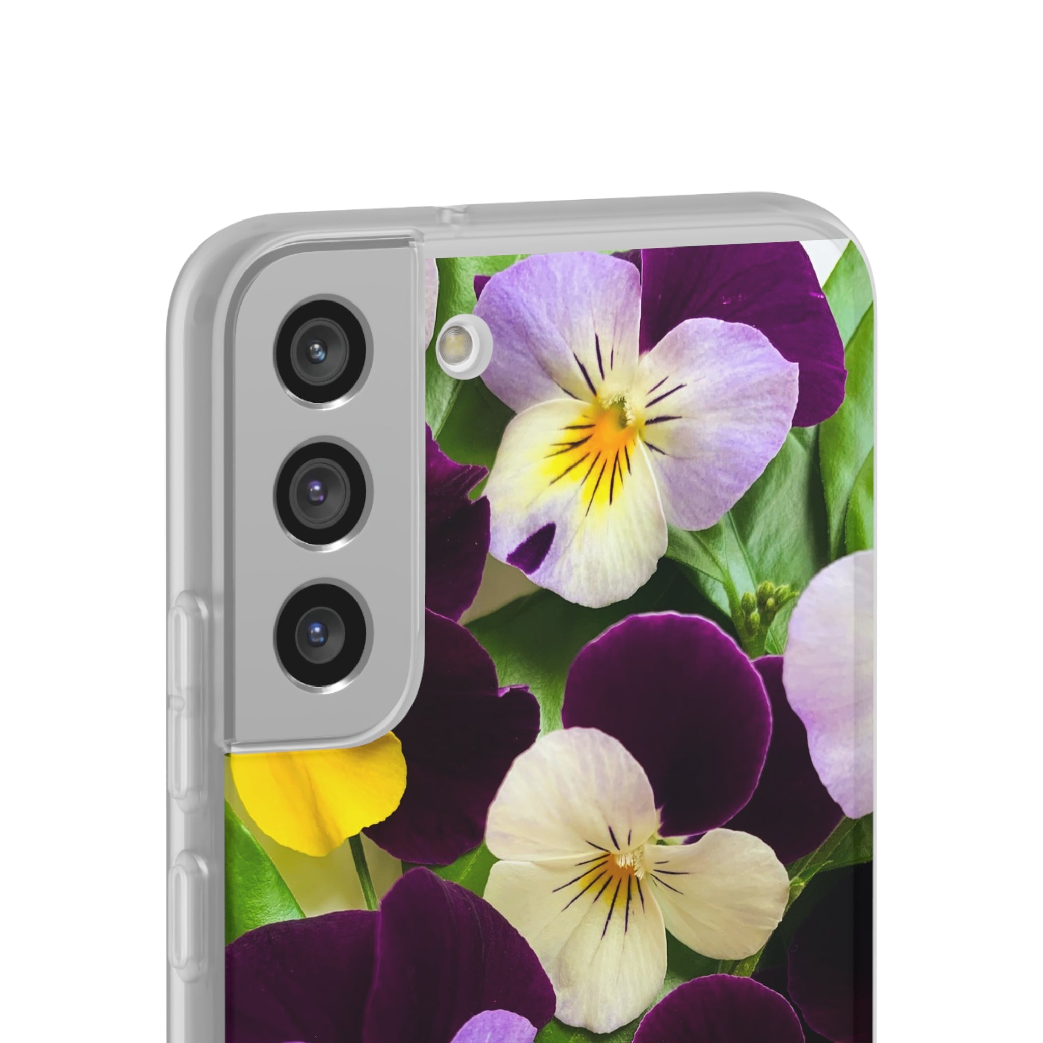 Spring Violas Flexi Clear Cases for Most Phone Types