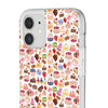 Happy Cake White Flexi Clear Cases for Most Phone Types (FWS)