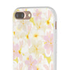 Pastel Frangipanis Yellow Flexi Clear Cases for Most Phone Types (FWS)