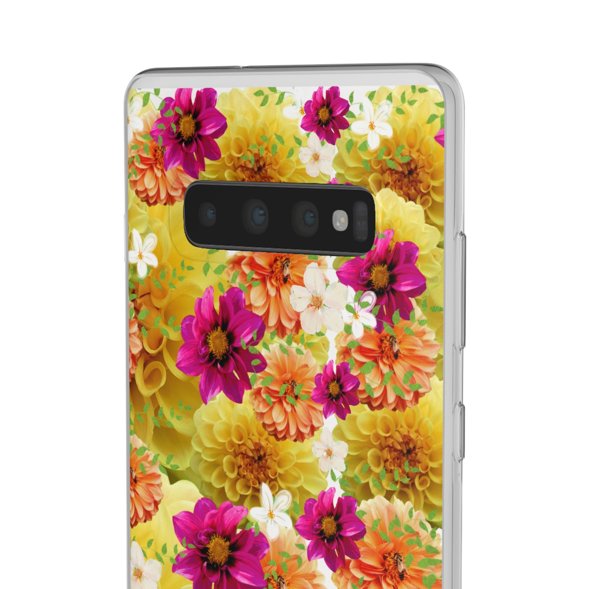 Graphic Dahlias 2 Flexi Cases for Most Phone Types (FWS)