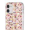 Happy Cake White Flexi Clear Cases for Most Phone Types (FWS)