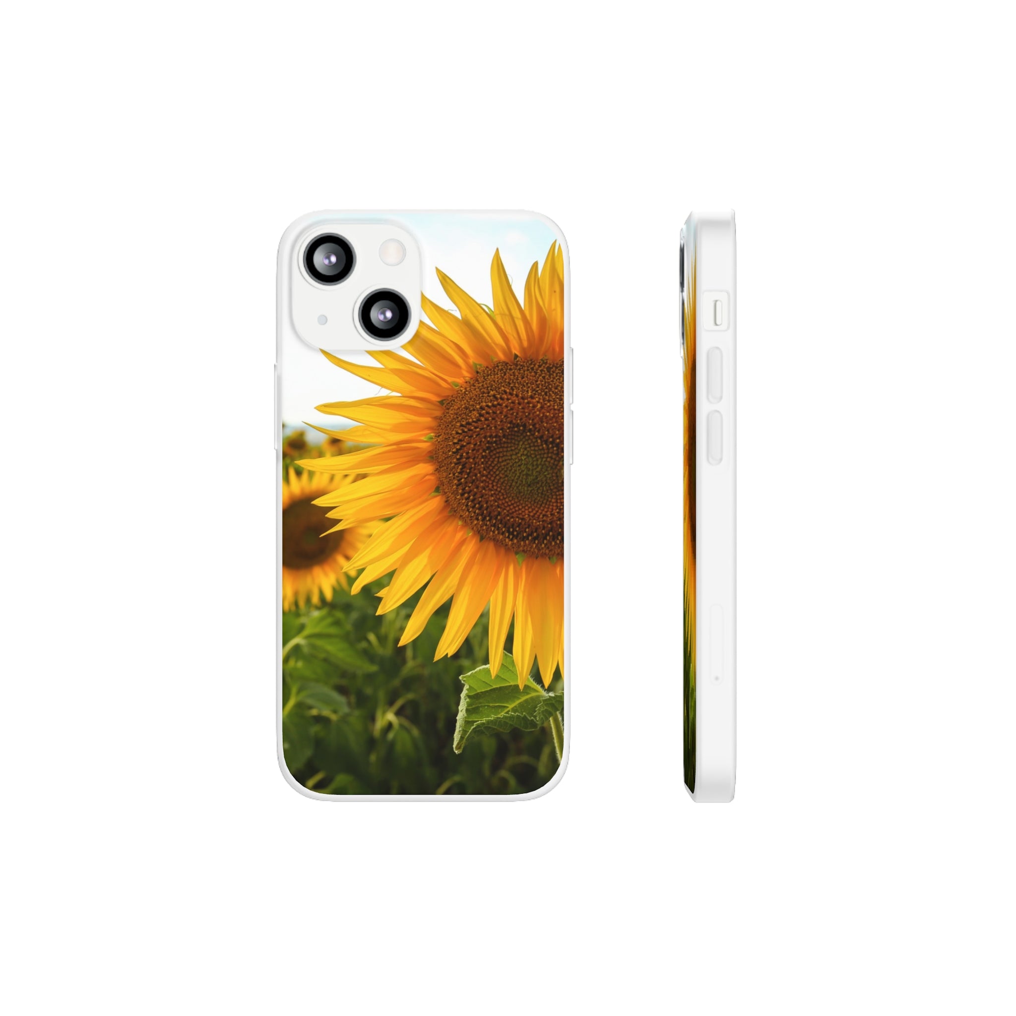 Sunflowers Flexi Clear Cases for Most Phone Types