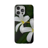 White Frangipanis Flexi Clear Cases for Most Phone Types (FWS)