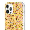 Happy Cake Yellow Flexi Clear Cases for Most Phone Types (FWS)