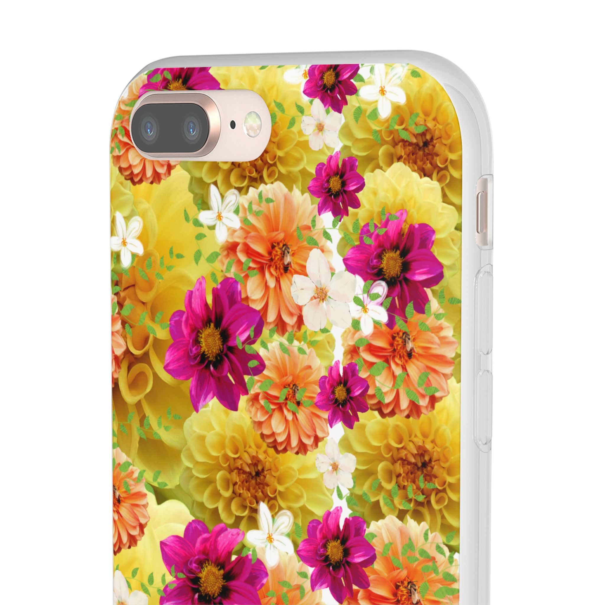 Graphic Dahlias 2 Flexi Cases for Most Phone Types (FWS)