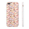 Happy Cake White Flexi Clear Cases for Most Phone Types (FWS)