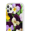 Spring Violas Flexi Clear Cases for Most Phone Types