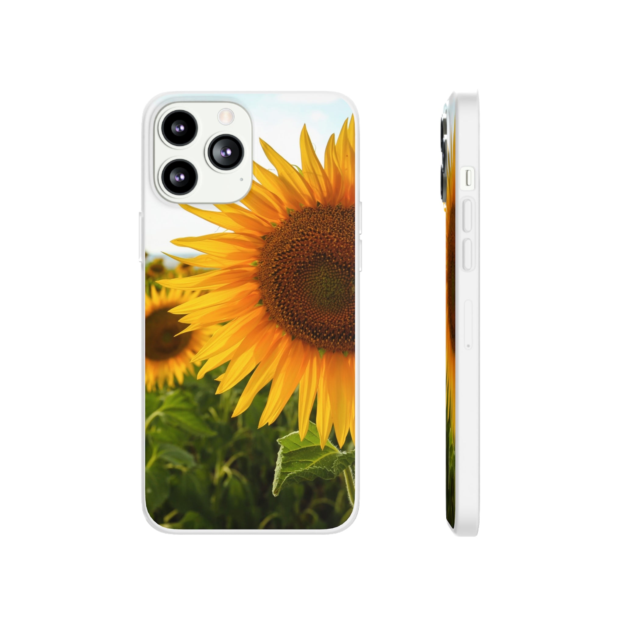 Sunflowers Flexi Clear Cases for Most Phone Types