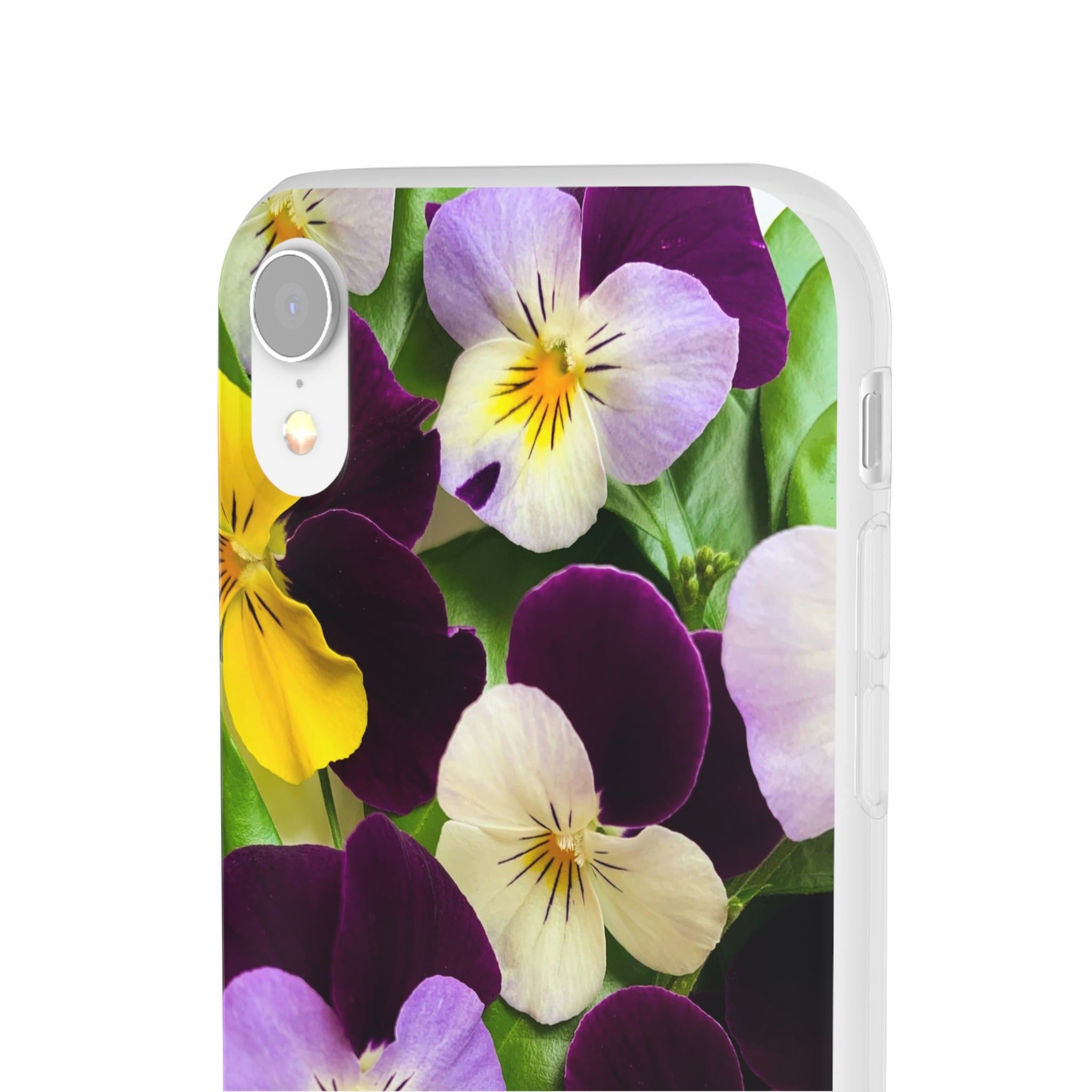 Spring Violas Flexi Clear Cases for Most Phone Types