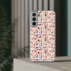 Happy Cake White Flexi Clear Cases for Most Phone Types (FWS)