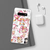 Cats Love White Flexi Clear Cases for Most Phone Types (FWS)