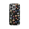 Wildflowers Painted Black Flexi Clear Case for Most Phone Types