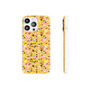 Happy Cake Yellow Flexi Clear Cases for Most Phone Types (FWS)