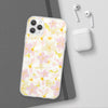 Pastel Frangipanis Yellow Flexi Clear Cases for Most Phone Types (FWS)