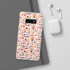 Happy Cake White Flexi Clear Cases for Most Phone Types (FWS)