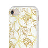 Golden Frangipanis White Flexi Clear Cases for Most Phone Types (FWS)