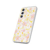 Pastel Frangipanis Yellow Flexi Clear Cases for Most Phone Types (FWS)