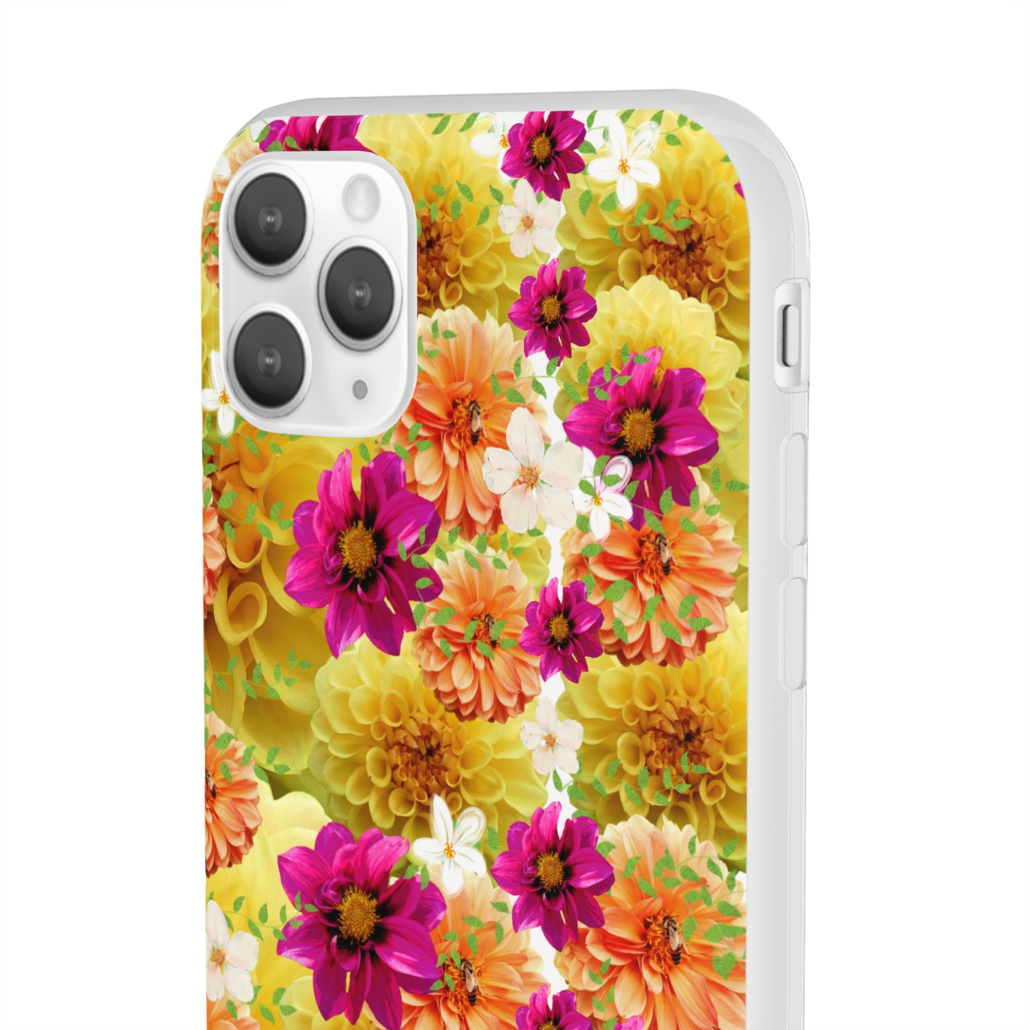 Graphic Dahlias 2 Flexi Cases for Most Phone Types (FWS)