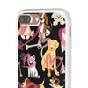 Dogs Love Black Flexi Clear Cases for Most Phone Types (FWS)
