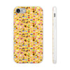 Happy Cake Yellow Flexi Clear Cases for Most Phone Types (FWS)