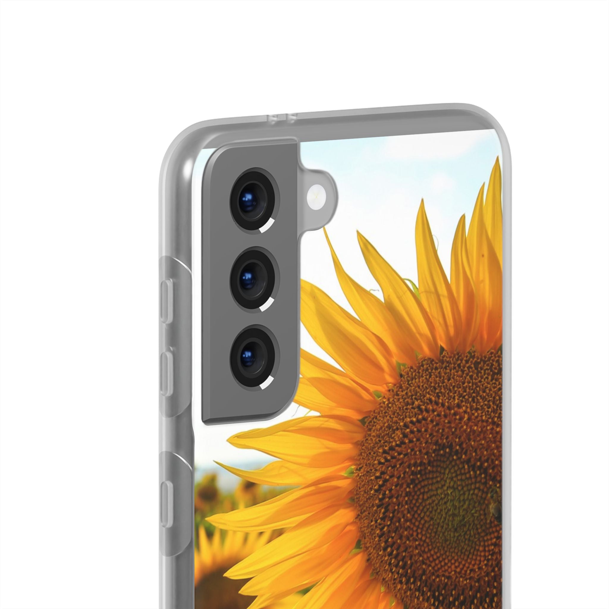 Sunflowers Flexi Clear Cases for Most Phone Types