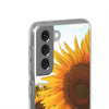 Sunflowers Flexi Clear Cases for Most Phone Types